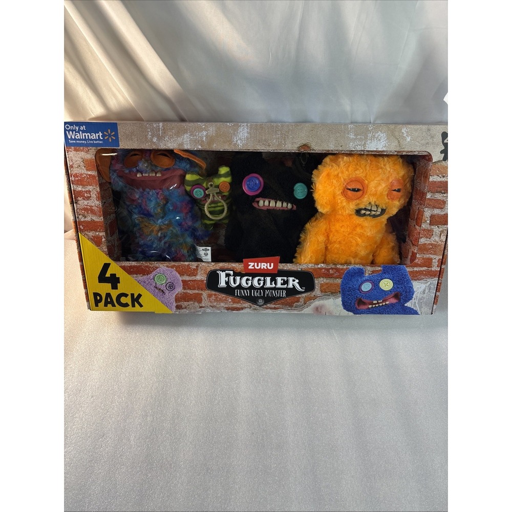 FUGGLER CHAOS CREW 4 Plush Multipack ZURU Funny Ugly Monster EXCLUSIVE 2025